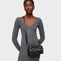 Bandolera Audree Eyelets Negra   Bandolera Audree Eyelets Negra   4